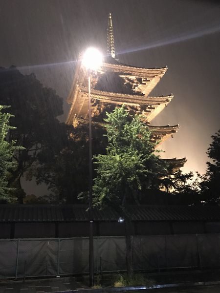 8・15台風の東寺